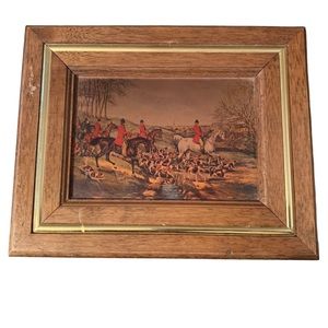 Vintage Fox Hunt Tea Box
